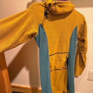 Melanzana Micro Grid Dress Hoodie